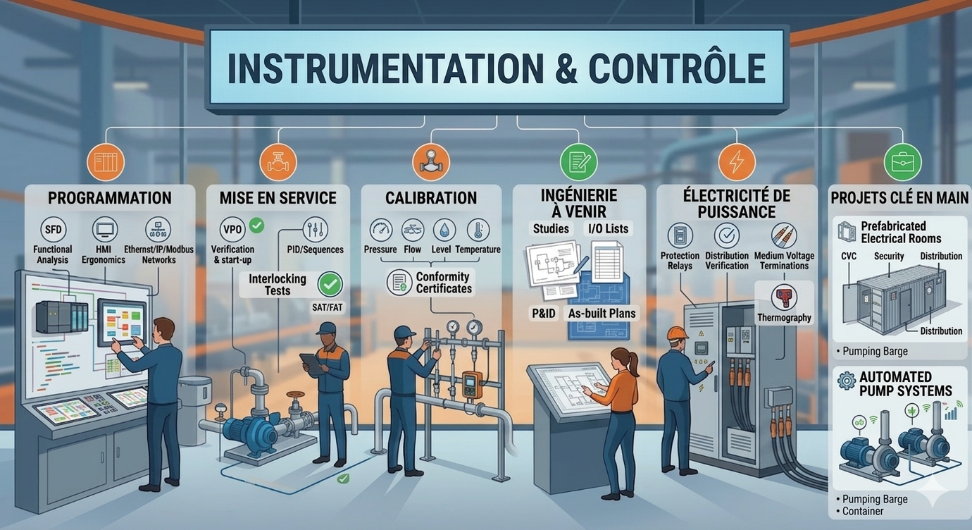 ISL Contrôle services overview